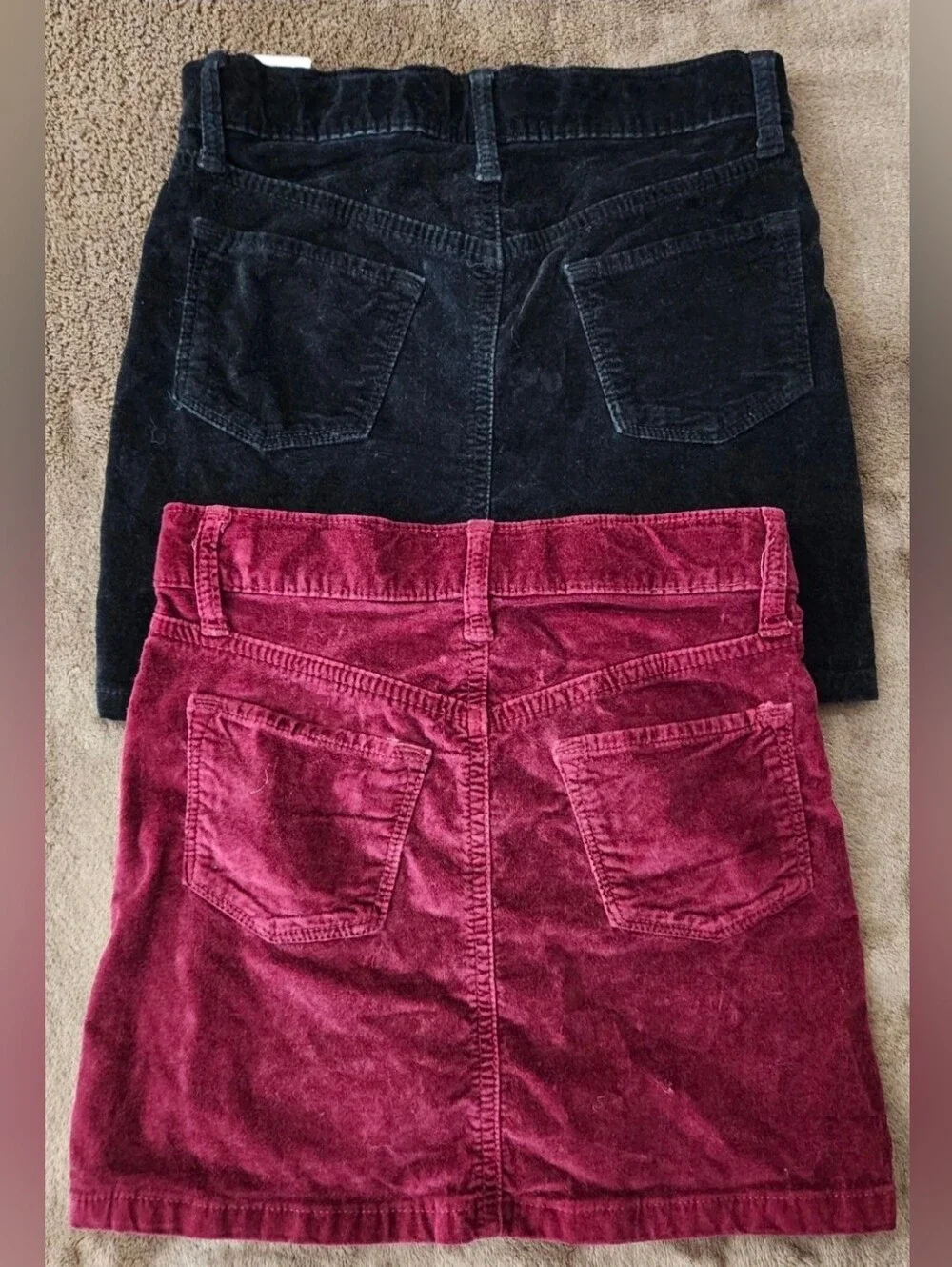 Kids Corduroy Skirt - Burgundy